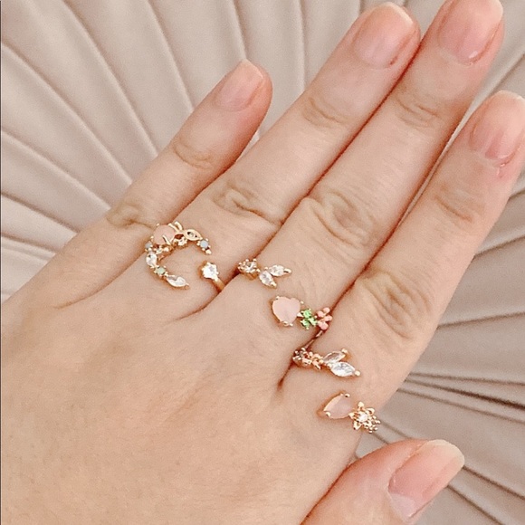Jewelry - SALE💫💞Rose Gold Pastel Tone Rings 💍